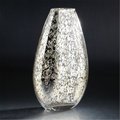 Standalone 95 x 45 x 12 in Glass Vase Silver ST1328111